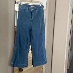 Madewell Crop Wide Leg Jeans